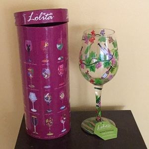 Lolita Wine Tasting wine glass